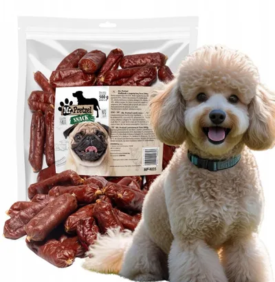 Shpërblim për qen Mr. Pretzel Sausages With Lamb, pa gluten, 500 g - 3