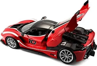 Makina lodër Bburago Ferrari FXX-K, shkallë 1:24, die-cast, e kuqe - 2