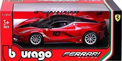 Makina lodër Bburago Ferrari FXX-K, shkallë 1:24, die-cast, e kuqe - 3