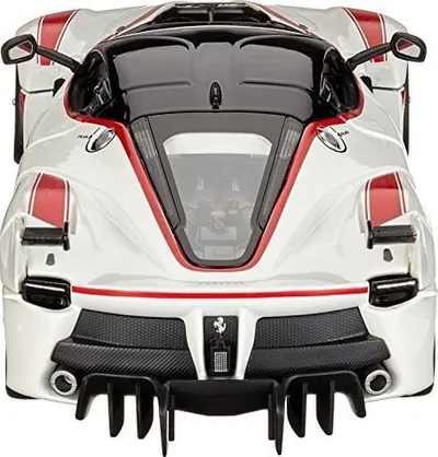 Maketi Bburago Ferrari FXX K Racing, shkalla 1:24, rreth 19cm, i bardhë - 5