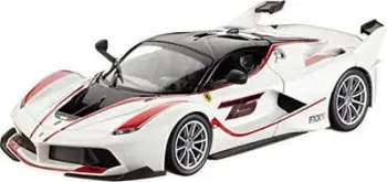 Maketi Bburago Ferrari FXX K Racing, shkalla 1:24, rreth 19cm, i bardhë