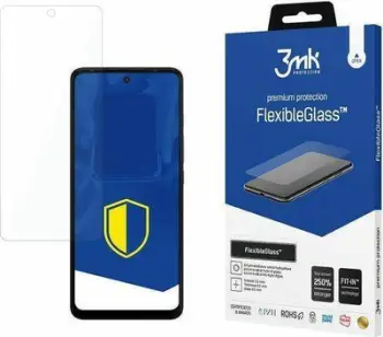 Xham mbrojtës 3MK FlexibleGlass për Motorola Moto G60 G60s, hibrid, 0.2mm, transparent