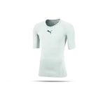Bluzë bazë sportive Puma LIGA Junior, me mëngë të shkurtra, e bardhë