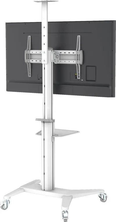 Karrocë dyshemeje për TV Techly ICA-TR48W, 37"-70", alumini, e bardhë - 5