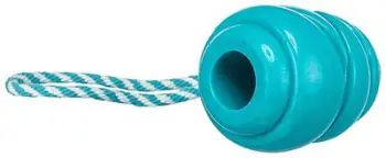 Lodër për qen TRIXIE Super Strong, TPR rezistent, me litar, blu