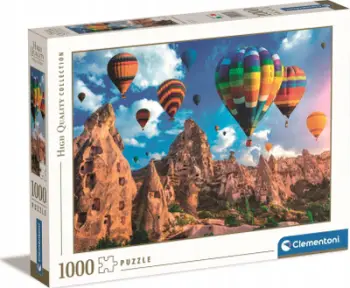 Puzzle Clementoni Jigsaw Collection 39825 Balloons in Cappadocia, 1000 copë, 70x50 cm, shumëngjyrësh