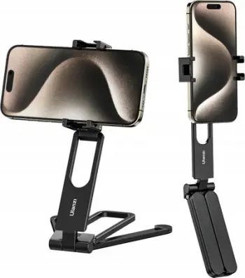 Tripod mini fleksibël Xrec SB2801, mbajtës për telefon, i zi