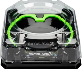 Set lodrash Beyblade X Xtreme Battle, Beystadium 44 x 36 cm, 2 topsa metalik, shumëngjyrësh
