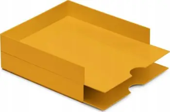 Kuti organizuese tavoline Moxom, set 2 copë, 320x260x60mm, e verdhë