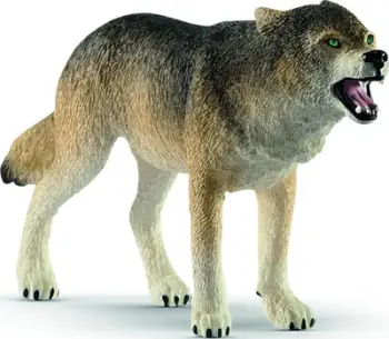 Figurinë lodër Schleich Wolf SLH14821, kafshë e egër, gri
