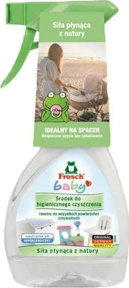 Spruc pastrues higjienik për bebe Frosch Baby, 300ml, pH neutral, transparent - 1