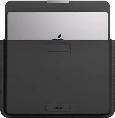 Këllëf laptopi Invzi CA122, për MacBook Pro Air 15-16", me qëndrim, i zi - 2