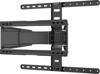 Mbajtëse murale TV LevelOne Equip 650344, 43"-90", lëvizje e plotë, ultra e hollë, e zezë - 2