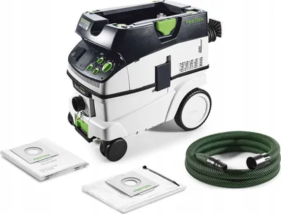 Aspirator industrial Festool CTL 36 E AC 574960, 1200W, depozitë 34L, i bardhë - 1