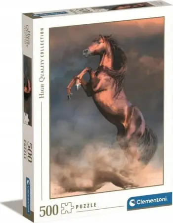 Puzzle Clementoni Collection Wild Red Stallion, 500 copa, vertikal, shumengjyrësh