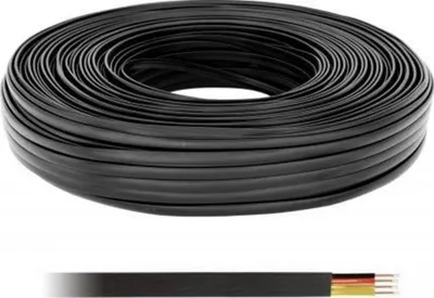 Kabllo telefonike 4C, 4x0.5mm², 100m, e zezë - 1