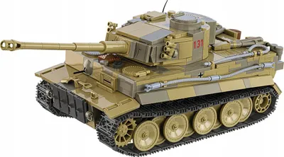 Set ndërtimi COBI PzKpfw VI Tiger 131 2588, shkallë 1:28, mbi 1000 pjesë, shumëngjyrësh - 4