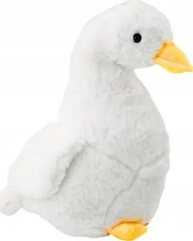 Lodër pelushi rosë, 30cm, shumë e butë, e bardhë