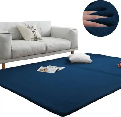 Tapet Strado Rabbit, 120x160 cm, antirrëshqitës, blu Royal Navy - 3