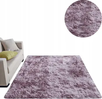 Qilim Dense Soft Plush Shaggy Ombre, 140x200 cm, vjollcë rozë