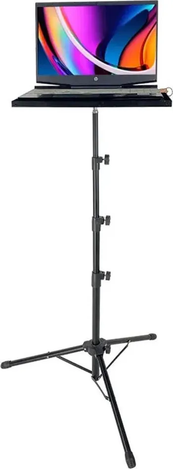 Stativ rregullues Strado për laptop dhe projektor, 50 150cm, ngarkesë 25kg, i zi - 1