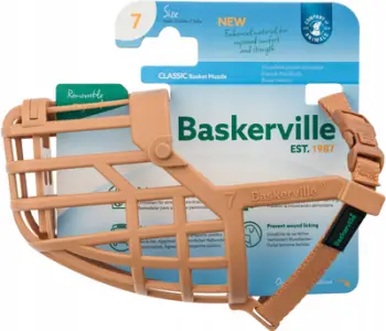 Gojore shporte për qen Baskerville Classic 7, termoplastike, e zezë