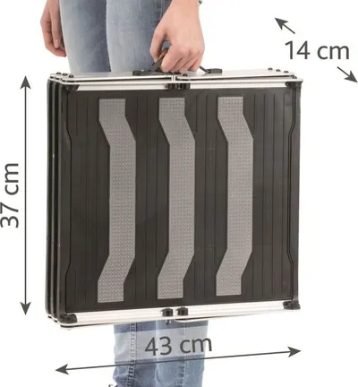 Shkallë palosëse për kafshë Trixie Folding Petwalk, alumin, 120x37x57 cm - 2
