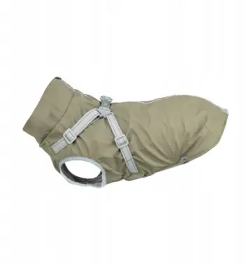 Pallto shiu për qen Pontis Coat With Harness, S 33 cm, e gjelbër