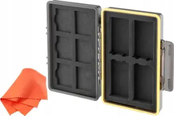 Kuti ruajtëse JJC Multi Function, 8 bateri AA, 6 karta SD, rezistente ndaj ujit