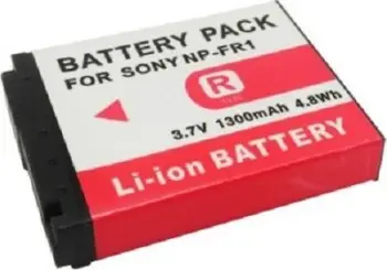 Bateri zëvendësuese Sony NP-FR1, 1300mAh, 3.7V, gri