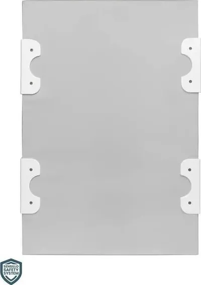Jastëk ndërrimi Sensillo Linen, sistem sigurie, 60 cm, gri me iriq - 2