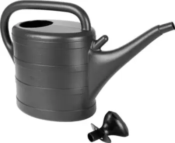 Kovë ujitëse Vilde Classic, 10L, sitë dhe ndarje matëse, gri e çelët dhe e errët