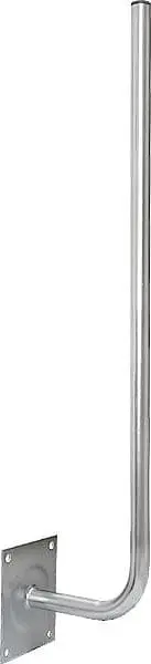 Mbajtëse antene Emos Mast Mount, 76cm, çelik i galvanizuar, gri