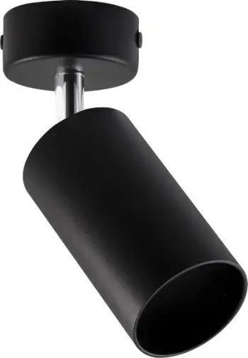 Applikacion muri Bardo Single Lamp, GU10, i rregullueshëm, i zi