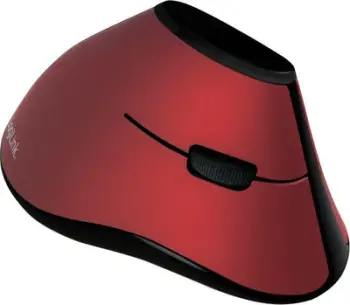 Maus vertikal ergonomik LogiLink, wireless 2.4 GHz, i kuq