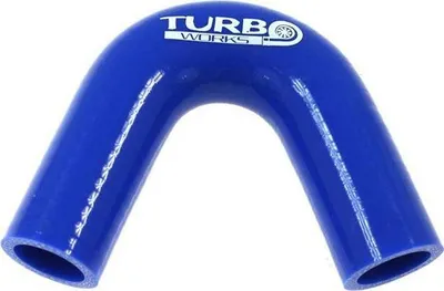 Tub silikoni TurboWorks Elbow 135°, 57mm, blu - 1