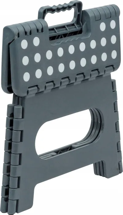 Stol palosës për banjo, 22 cm, plastikë, gri - 2
