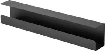 Organizues kabllosh Ergo Mask 1B, kanal metalik 60 cm, nën tavolinë, i zi