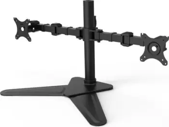 Mbajtëse tavoline për dy monitorë Ergosolid NF22, 10"-30", deri 20 kg, e zezë