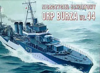 Model anijeje Mirage ORP Burza Escort Destroyer, plastik, për montim