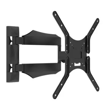 Mbajtës muror TV Techly Slim Mount, 25-55", rrotullues, i zi