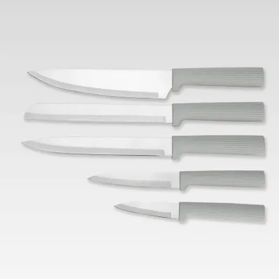 Set thikash Maestro MR-1412, me bllok dhe dërrasa prerëse, gri - 4