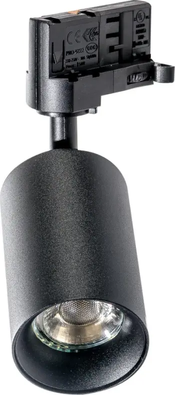 Reflektor tavanor për shinë Eiger 3 Line, GU10 35W, i zi