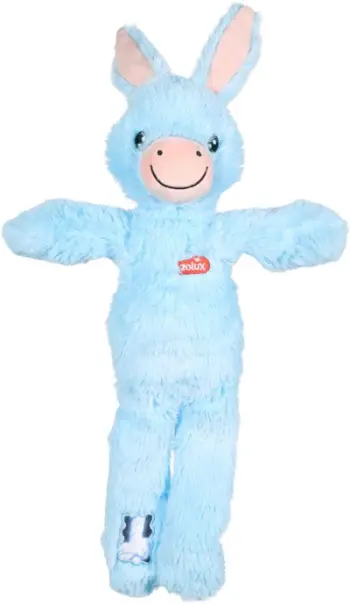 Lodër pelushi për qen Zolux Furry Farm Donkey Hassan, 33cm, e kaltër