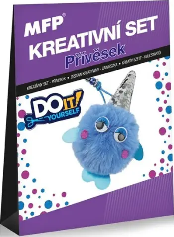 Set kreativ për fëmijë MFP Creative Set Blue Pendant, varëse dhe mbajtëse çelësash, blu