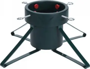 Stativ për bredh Tetragon, metal, me rezervuar uji, i gjelbër