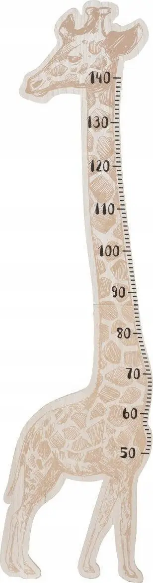 Shkop matës për fëmijë Sphera Giraffe, deri 140 cm, druri, terrakota