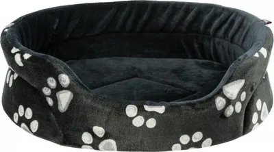 Shtrat për kafshë Trixie Jimmy, oval, 110x95 cm, i zi - 1