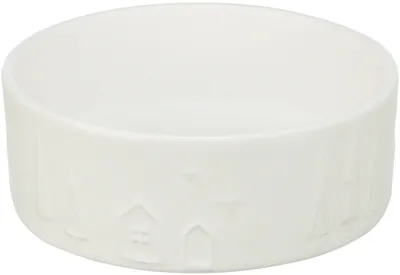 Tas qeramik për qen Trixie Ceramic Xmas Bowl, 0.3L, 12 cm, i bardhë - 1