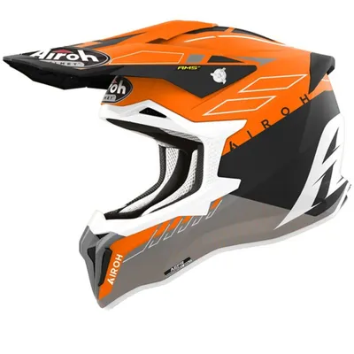 Helmeta motocross Airoh Strycker Skin, madhësia S, për meshkuj, portokalli - 1